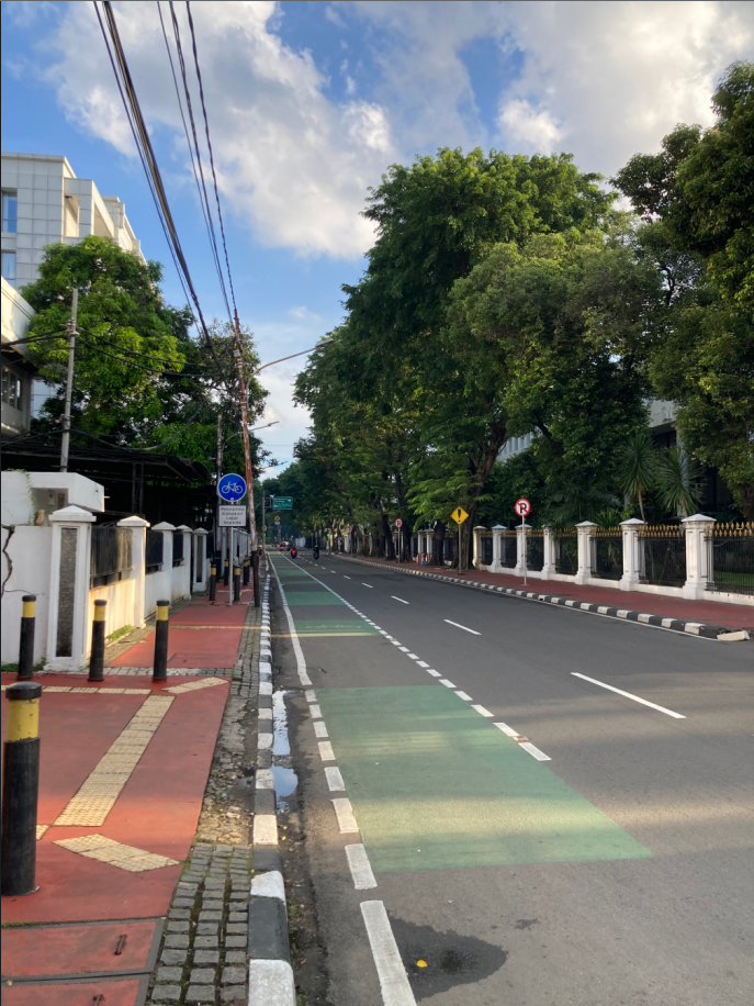 A nice street in Jakarta