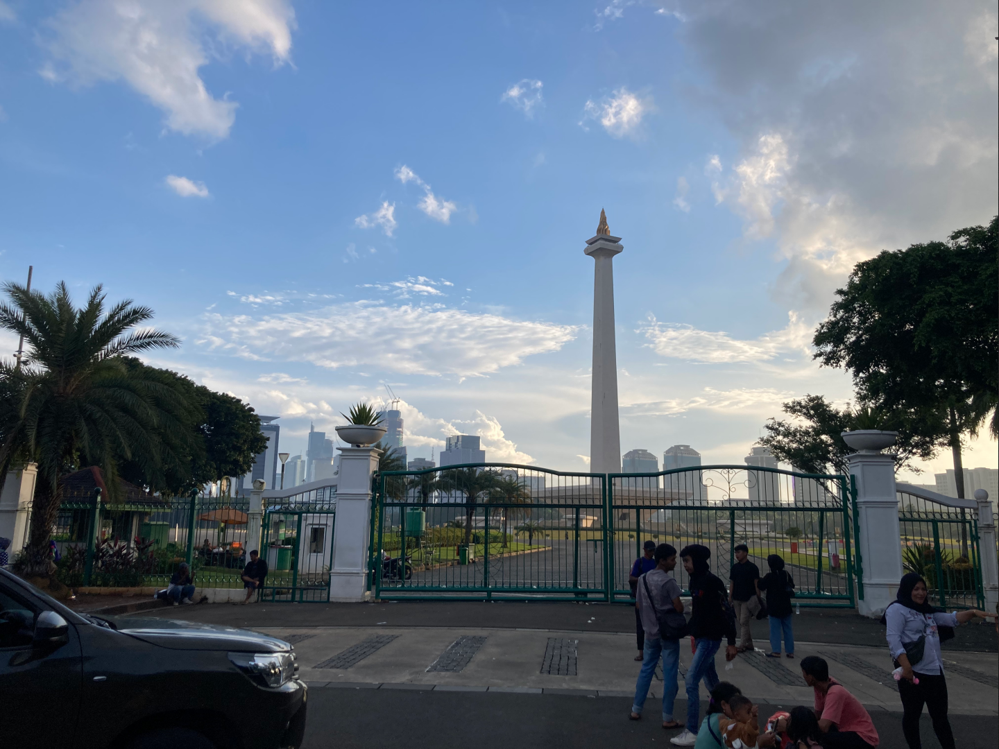 The Monas in the center of Jakarta