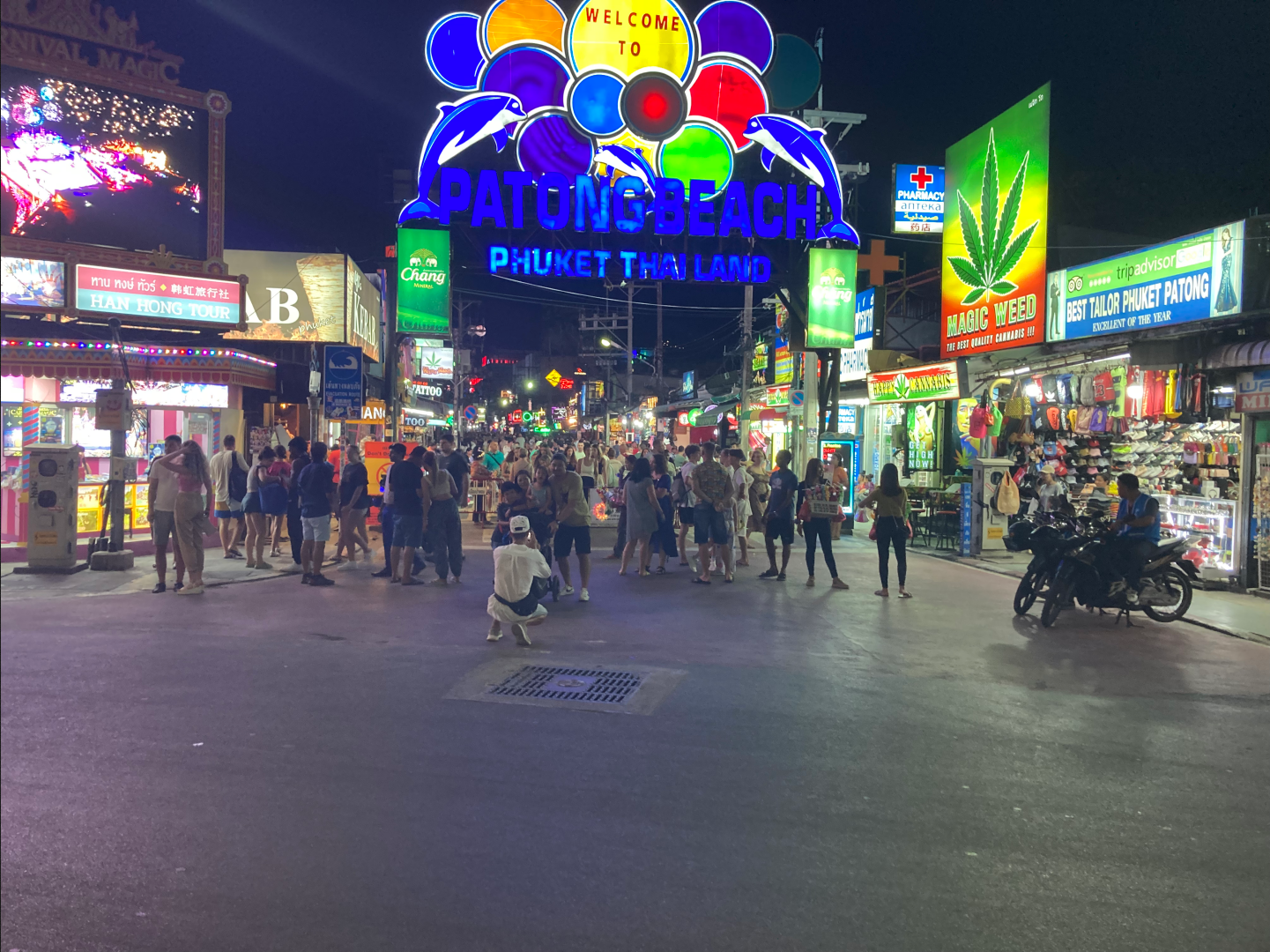 The famous Bangla Road in Patong