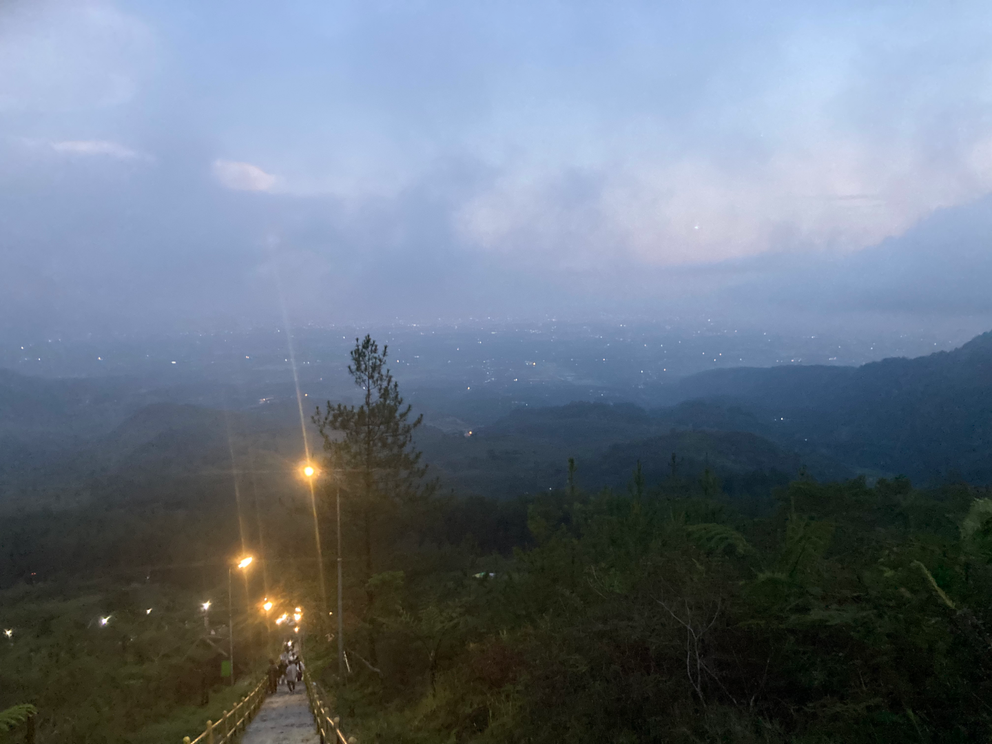 The view from Galunggung vulcano